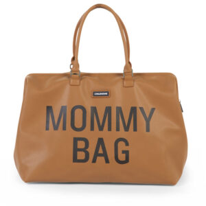 Childhome Mommy Bag Pelle Marrone