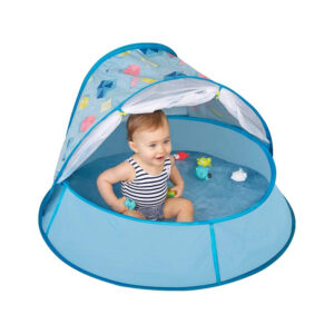 Babymoov Aquani 3 in 1 Play Area is perfect for protecting, entertaining and keeping your little one cool wherever you are! Multifunction, you can use it as a beautiful play area, travel cot or swimming pool (capacity up to 75 liters), practical and easy to carry.
