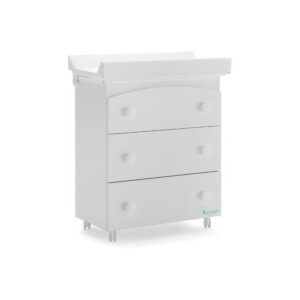 Changing Table with Baby Bath Tre by Azzurra Design - WHITE