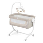 Cam Cullami Co-sleeping cradle is perfect for keeping your baby close at all times, even during the night. Usable from birth, it has a maximum capacity of 9 kg and has 8 different heights. The horizontal movement of the cradle has an excursion of up to 16 cm for compatibility with all types of beds.