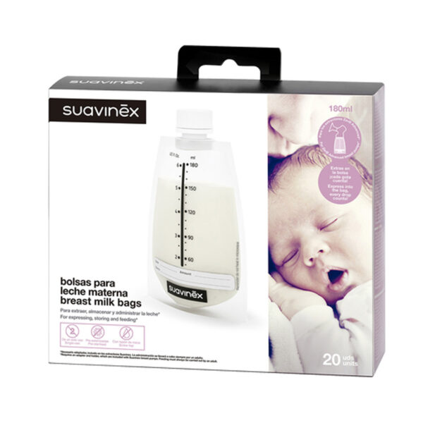 Suavinex Breast Milk Storage Bags - 20 pcs