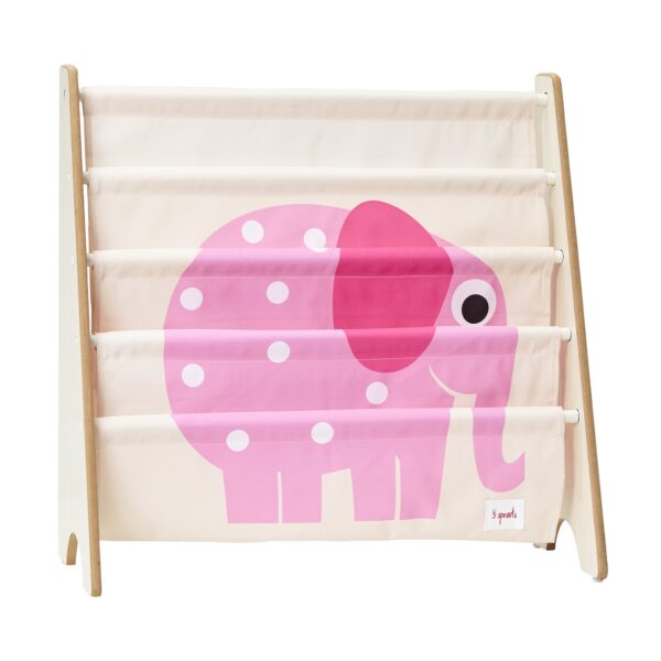 3 Sprouts Front Bookcase PINK ELEPHANT