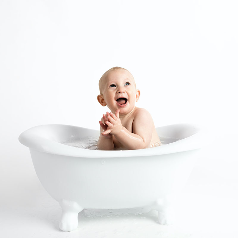 Bain de bébé et hygiène