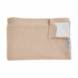 Dili Best Natural Winter Blanket for Cradle-Pram in Cotton and Bamboo SAND