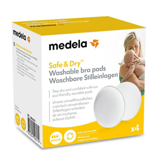 Coussinets d'allaitement Medela Safe & Dry lavables