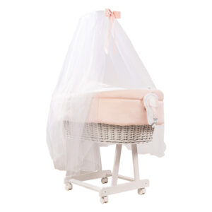 Picci Oval Cradle Miss Aria Complete with PINK music box