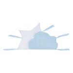 Bumper in the shape of a Cloud and Star Picci Bumper for Air Bed CELESTE