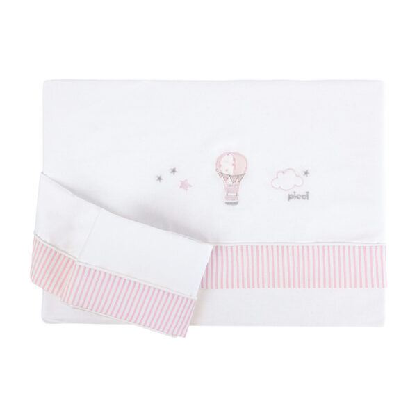 Set of sheets Set of sheets for cradle / pram Aria Picci PINK