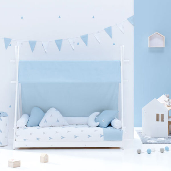 Alondra Homy Montessori bed -indiana-blue