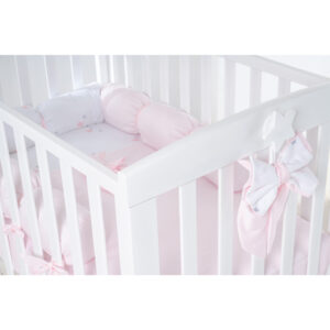Picci Bon Bon Textile Set for Pink Microletto with White bed