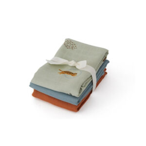 OYOY Living Design Swaddle Tiger Muslin Towel - 3 Pcs (7)