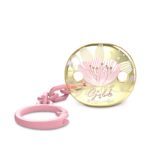 Suavinex Metallic Rose Gold Soother Holder Chain