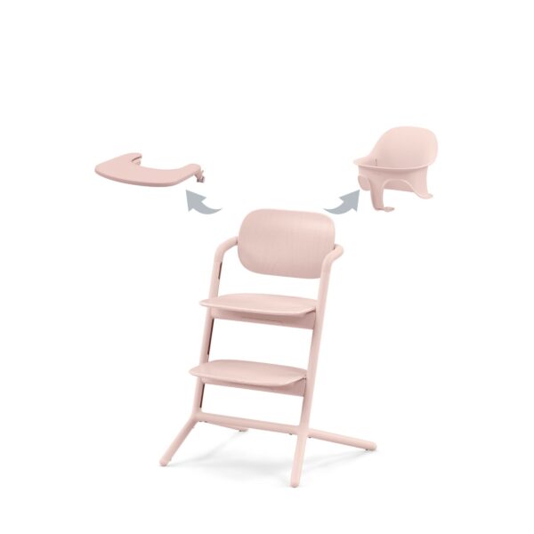 Cybex Lemo 3-в-1 стульчик для кормления Жемчужно-розовый