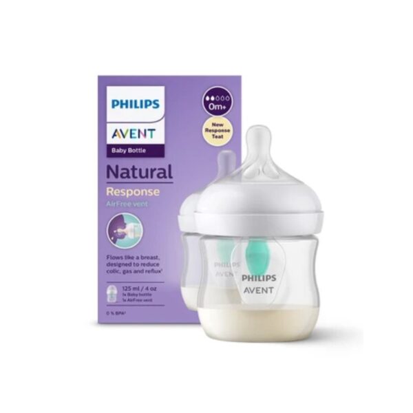 Philips AVENT Anti-Colic Bottiglia con Airfree valvola, 125 ML, confezione  da, Trasparente : : Prima infanzia